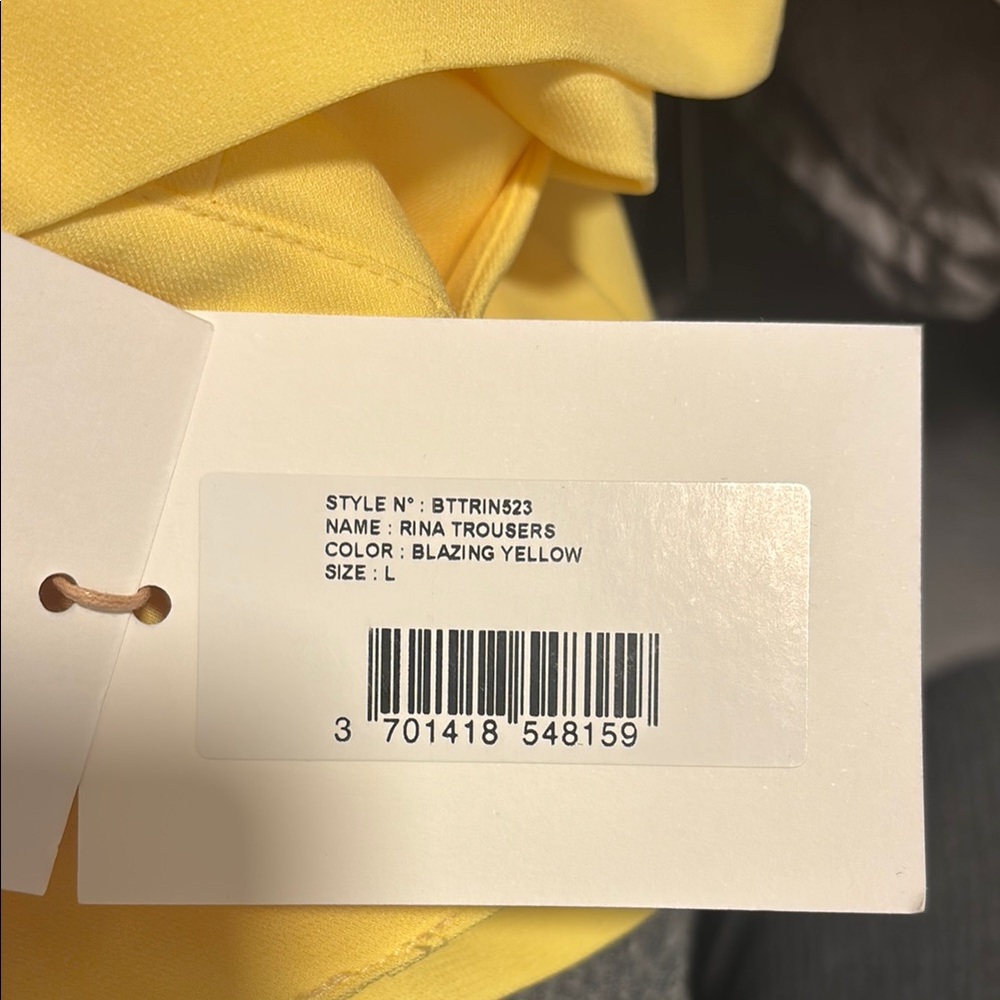 Frankie Shop Rina Trousers in Blazing Yellow
